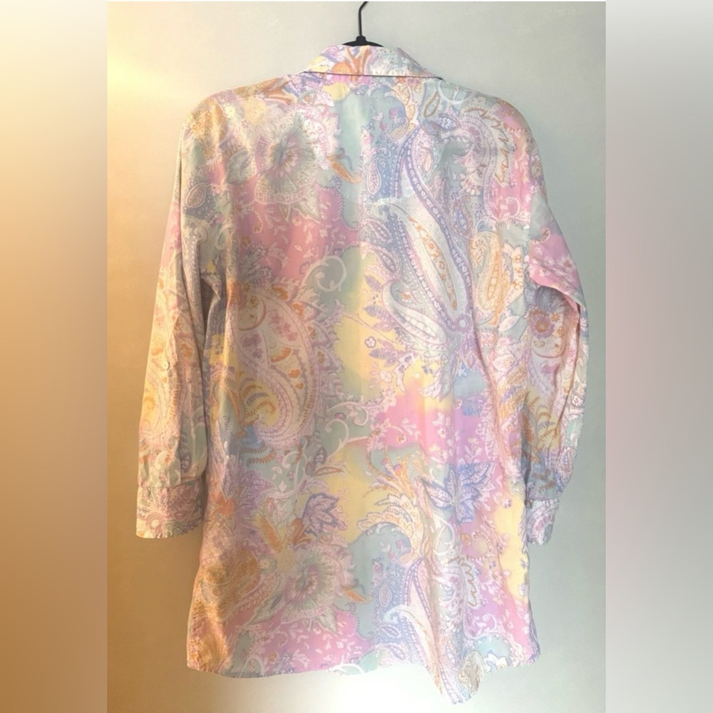 Ralph Lauren Pastel Paisley Shirt - Picture 2 of 5